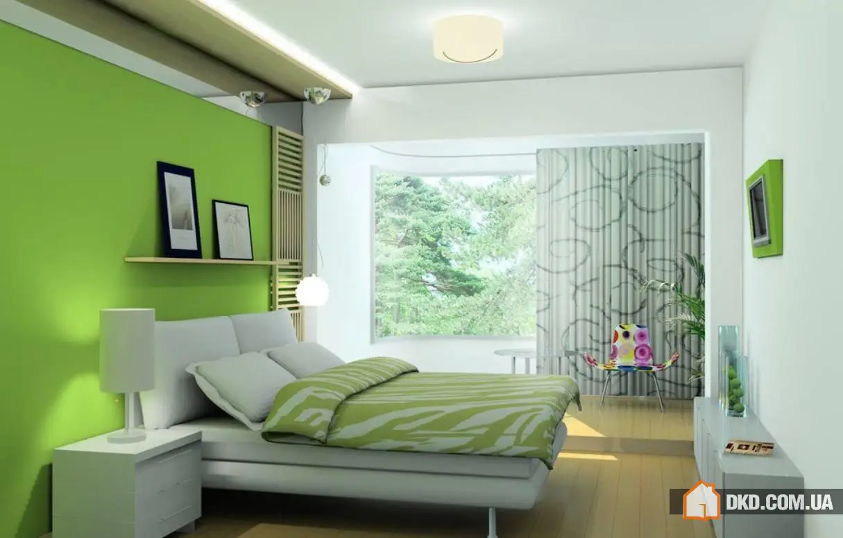Diseños elegantes y refrescantes para habitaciones verdes - Gallery image 1