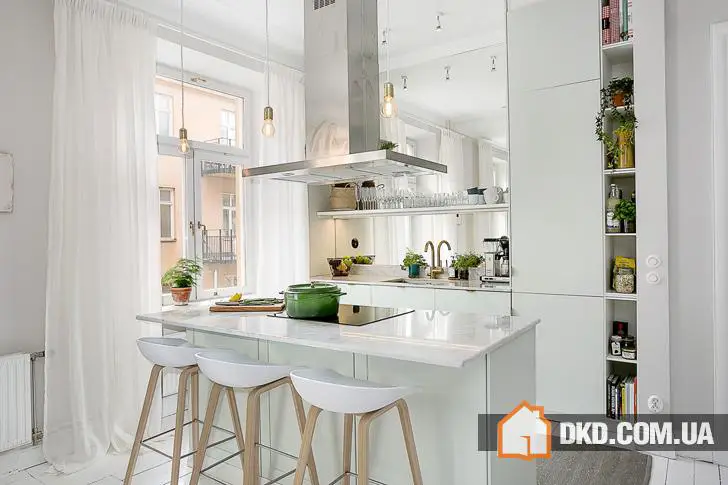 Скандинавский интерьер с винтажными нотками (59 кв. м)