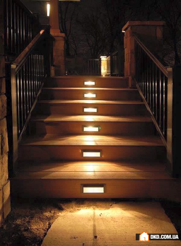 Идеи для лестниц с освещением