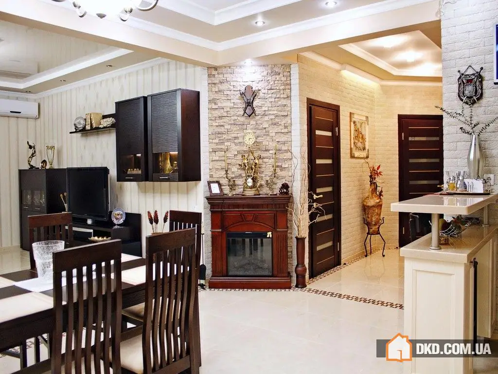Interior mieszkania, Symferopol, ul. Eskadronna, 2013 r., powierzchnia: 115 m² (swobodna planika) - 1