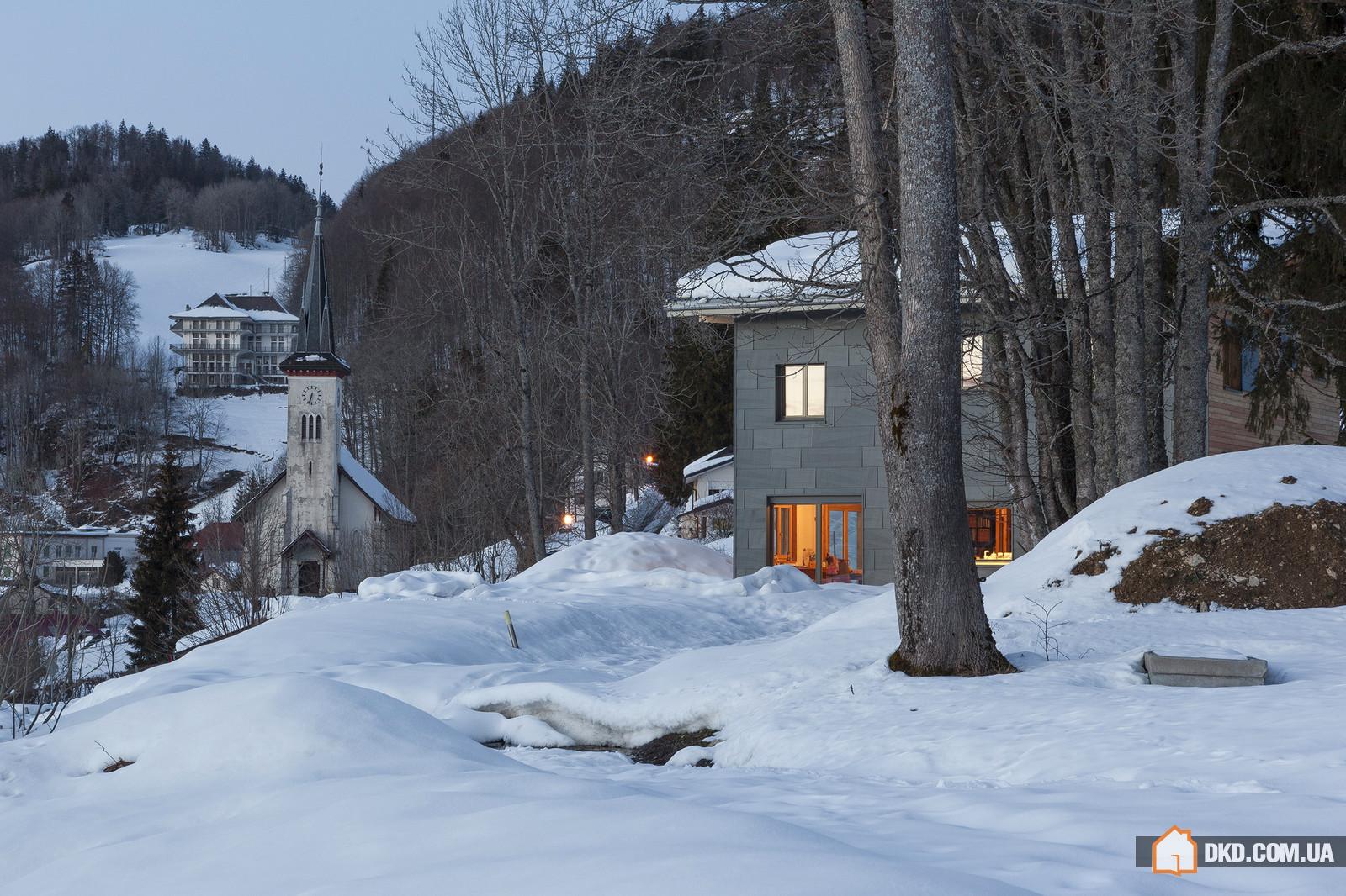 Дом для семьи с детьми в горах Швейцарии