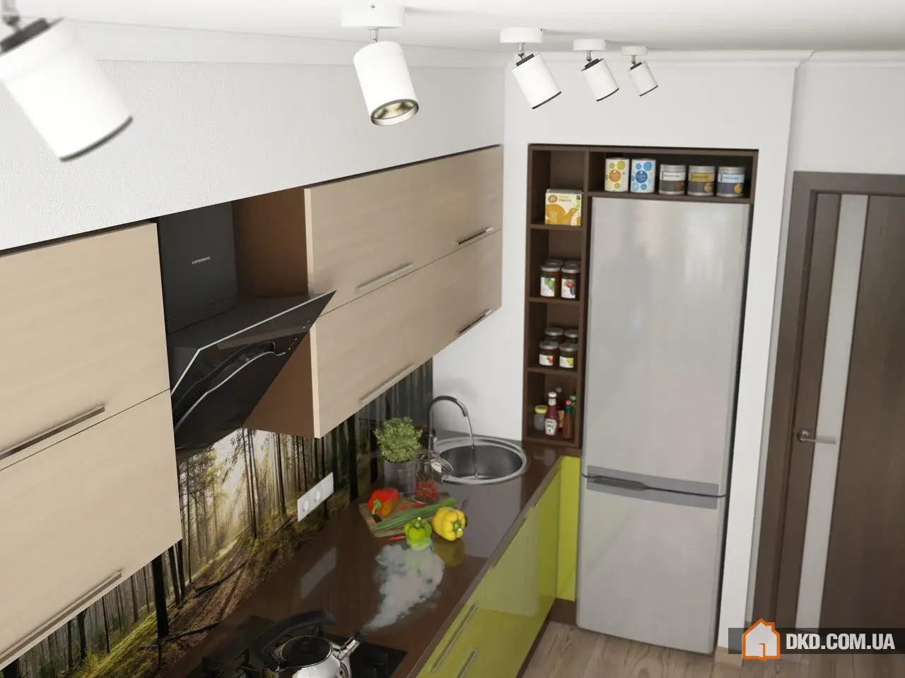 Дизайн-проект гостьової кімнати в сучасному еко-стилі - Gallery image 6