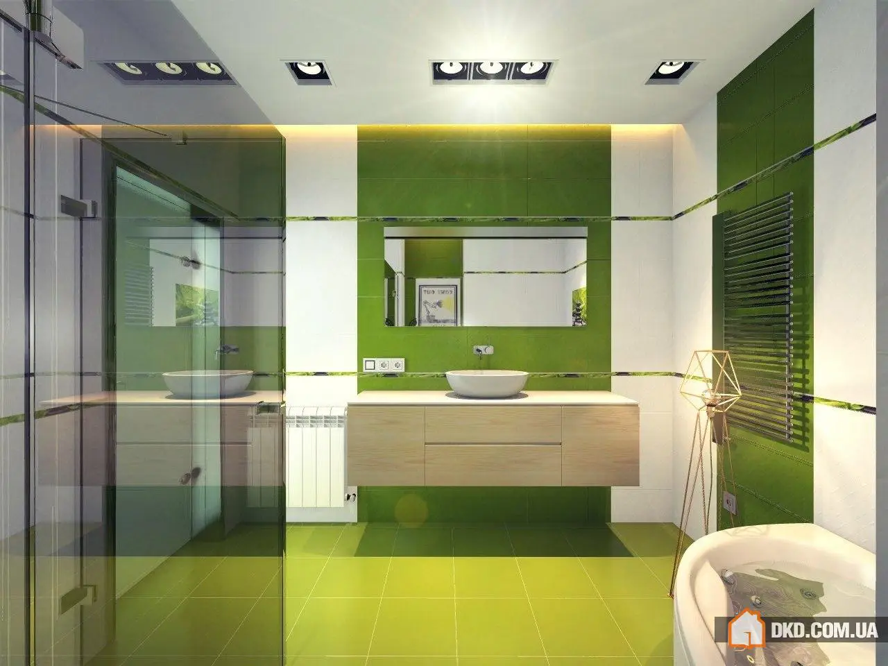 Projekt wnętrza mieszkania w Simferopole dla ambicjonalnego młodego mężczyzny, 180 m², Monolit LTD, nowe mieszkanie - 7