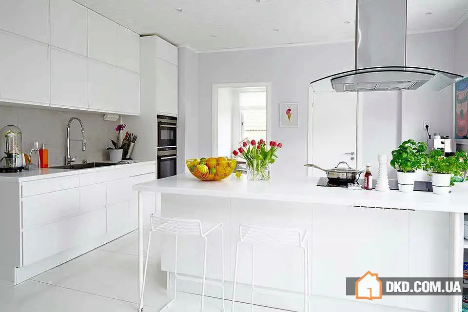 Elegante cocina blanca - 4