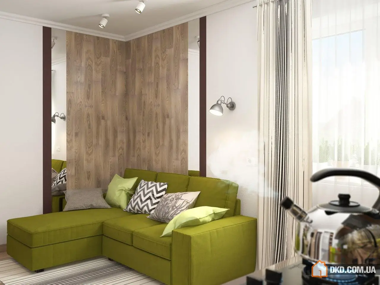 Дизайн-проект гостьової кімнати в сучасному еко-стилі - Gallery image 7