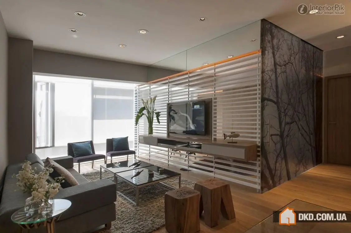 Inspiration pour le design intérieur moderne des salons - Gallery image 5