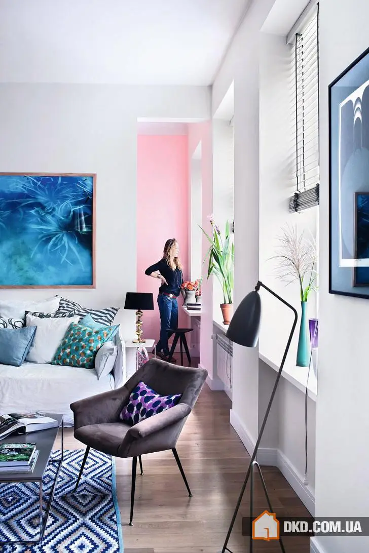 Квартира з рожевим сніжком у Польщі (70 м²) - Gallery image 4