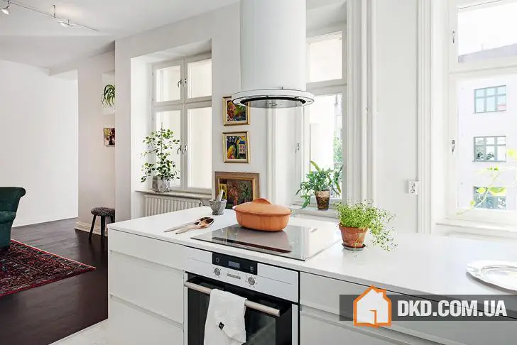 Decoración escandinava de tipo «tráfico» con distribución inusual (113 m²) - Gallery image 4