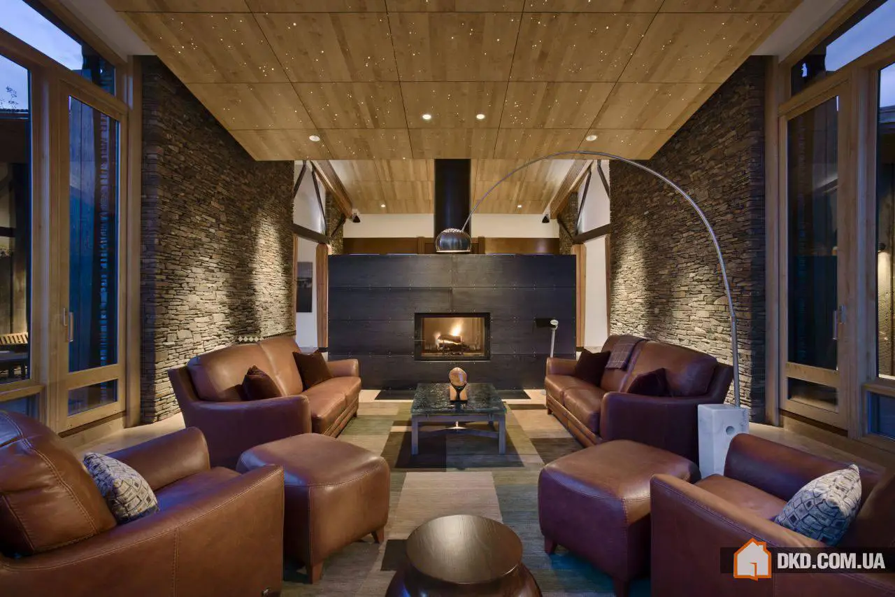 Сільські інтер’єри гостьових ідей дизайну - Gallery image 3