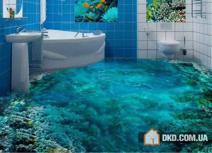 Superbes projets 3D de sol pour salle de bain - Gallery image 1