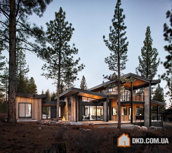 Современная резиденция в лесах Калифорнии