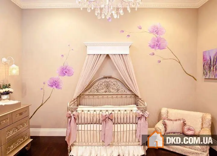 Glamour-Design-Ideen für ein Mädchenzimmer - Gallery image 1