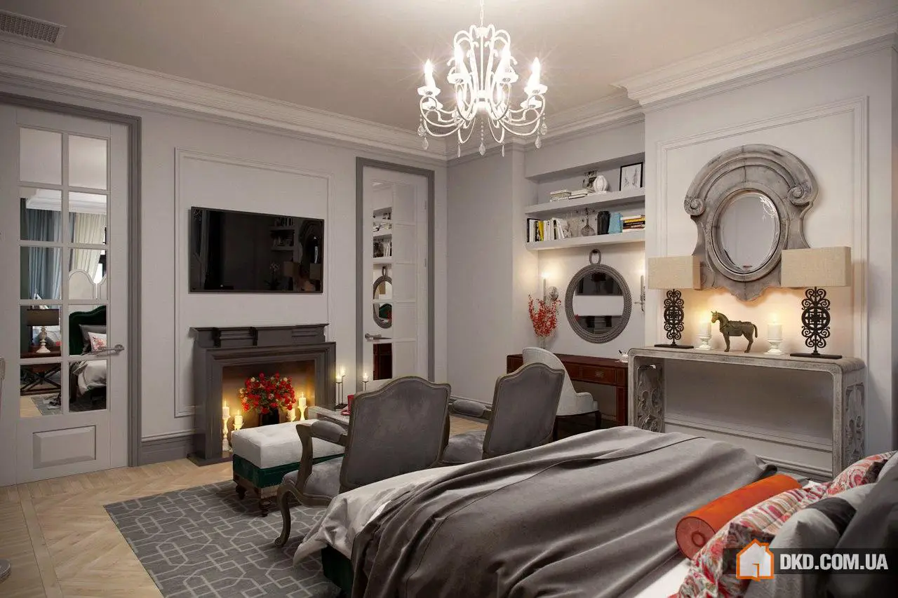 Проект спальни від студії дизайну інтер'єру Олени Клямуріс - Gallery image 5