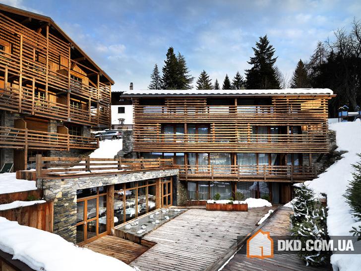 Стильный горнолыжный отель Le M De Megeve