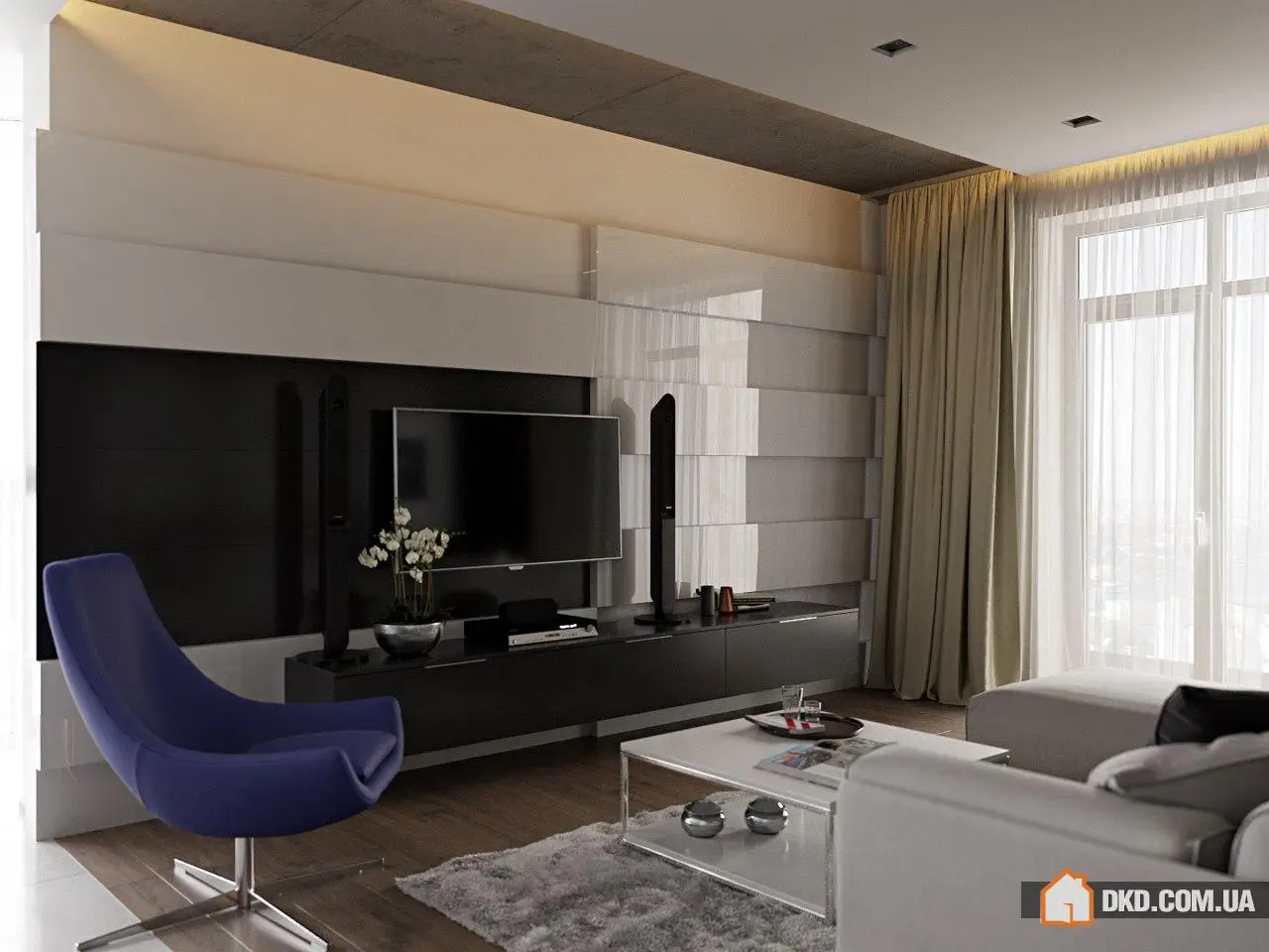 Дизайн-проект 3-х кімнатної квартири для молодої пари від ACdesignstudio - Gallery image 1