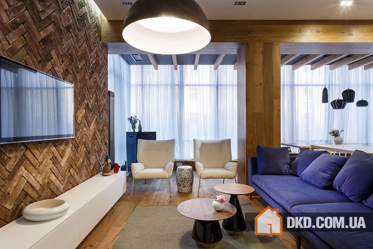 Квартира для семьи художника в Днепре (100 кв. м)
