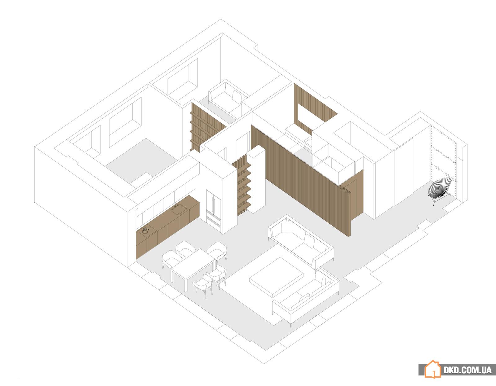 Квартира в Днепропетровске от NOTT Design Studio