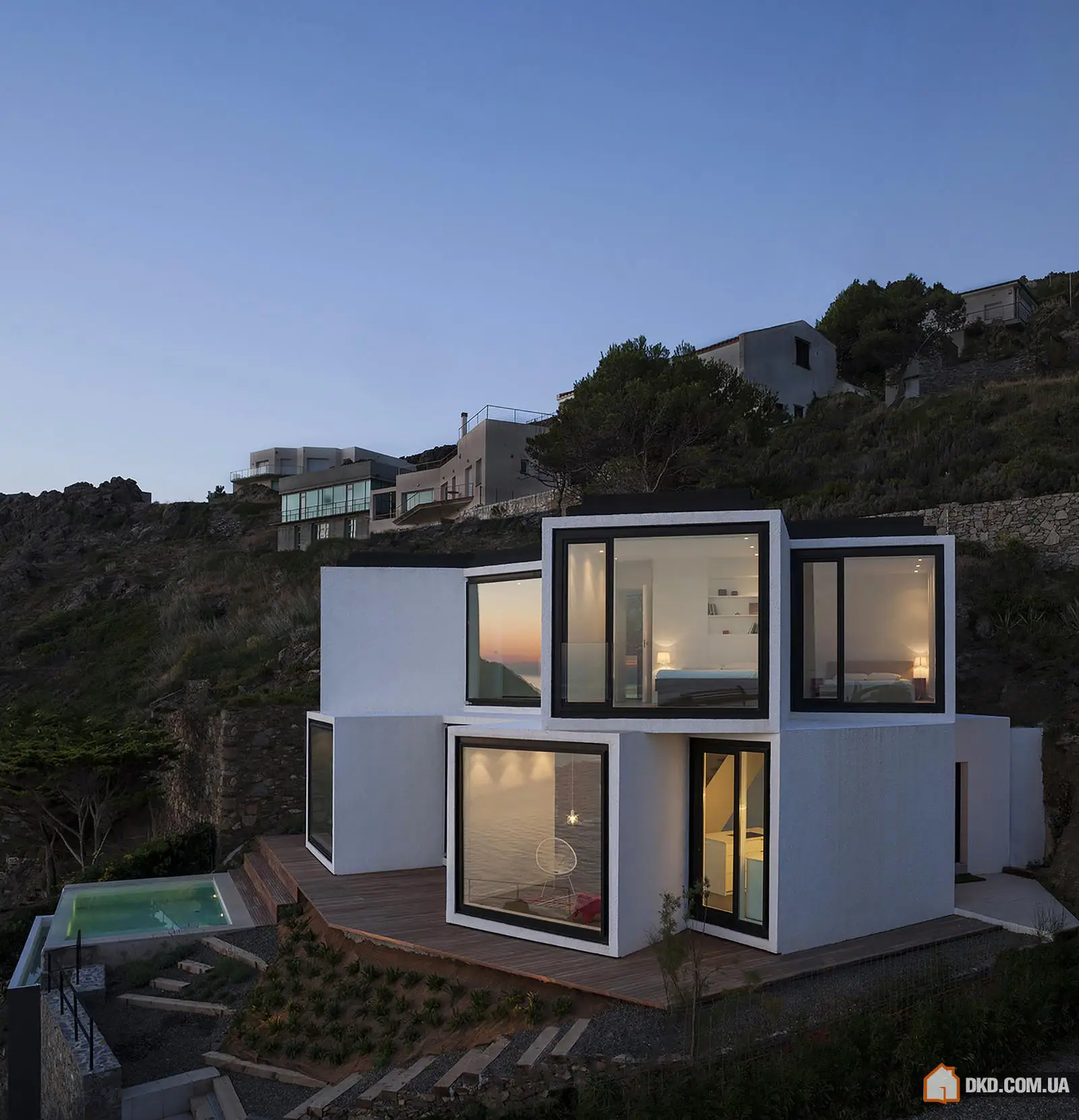 Елегантна геометрія будинку з видом на Середземне море - Gallery image 1