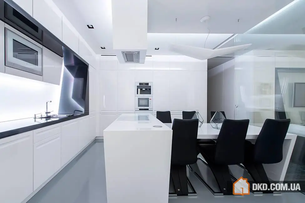 Майбутнє Аксіома-квартира в чорному та білому від Geometrix Design ᴷᴬ - Gallery image 5