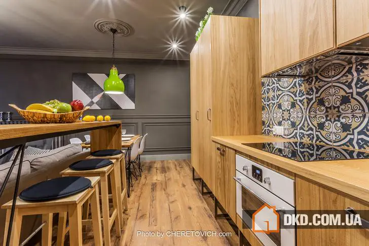 Квартира с кирпичной отделкой в Варшаве (55 кв. м)
