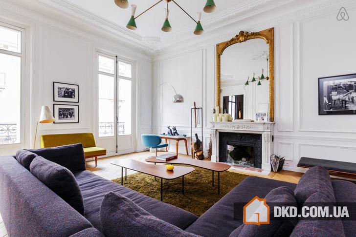 Изящные современные апартаменты для семьи в Париже