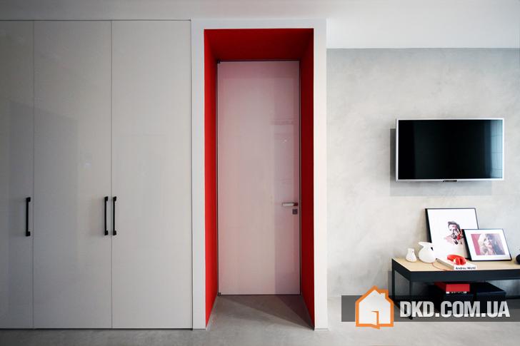 Квартира с красными акцентами в Киеве (56 кв. м)