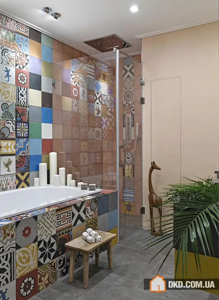 Кольоровий сучасний інтер'єр у Москві (90 кв. м) - Gallery image 17