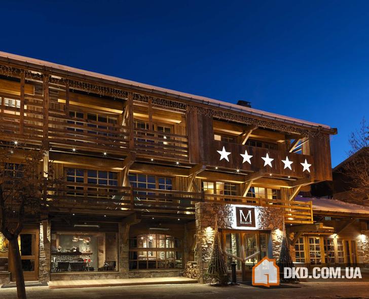 Стильный горнолыжный отель Le M De Megeve