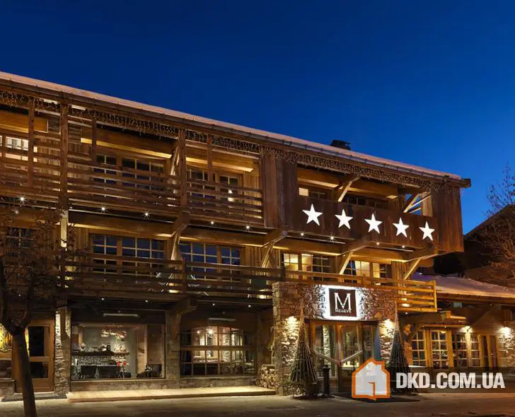 Стильный горнолыжный отель Le M De Megeve