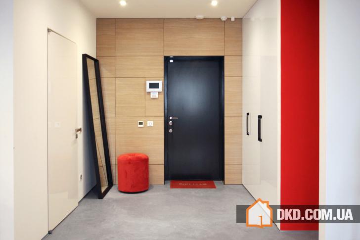 Квартира с красными акцентами в Киеве (56 кв. м)