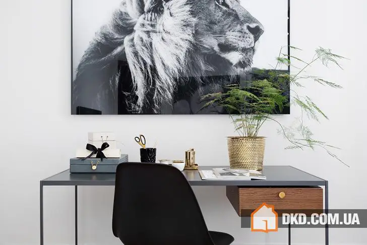 Цікавий чорно-білий інтер’єр у Швеції - Gallery image 4