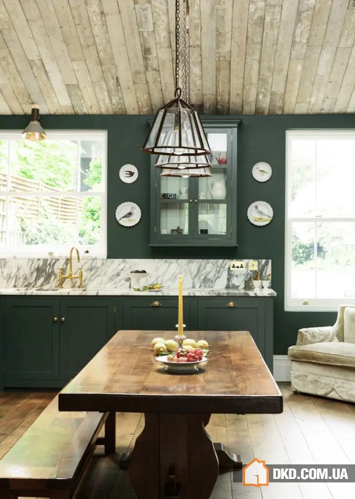 Традиційна кухня з характером у зеленому кольорі - Gallery image 7