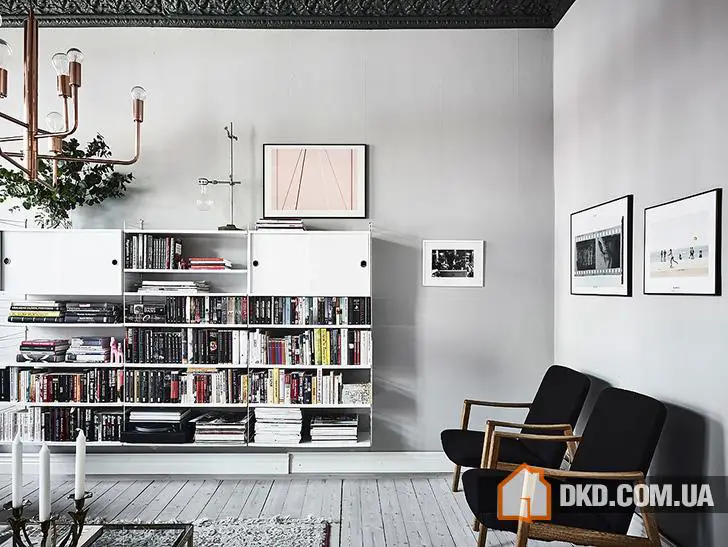 Відважні кольорові рішення в квартирі в Швеції - Gallery image 0