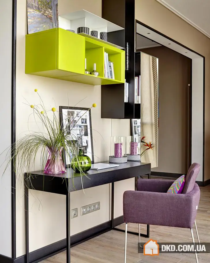 Кольоровий сучасний інтер'єр у Москві (90 кв. м) - Gallery image 11