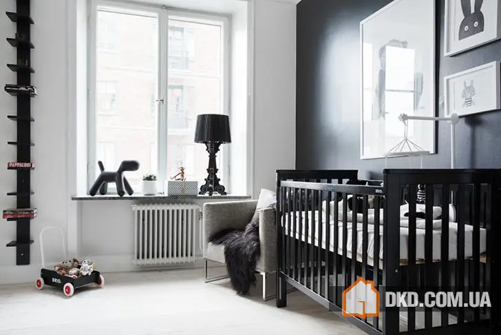 Цікавий чорно-білий інтер’єр у Швеції - Gallery image 16