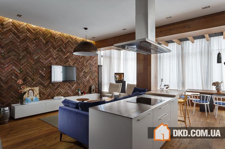 Квартира для семьи художника в Днепре (100 кв. м)