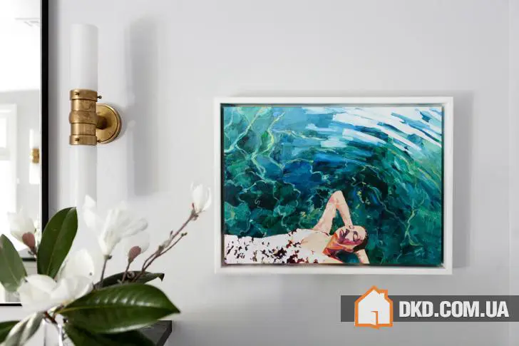 Стильна ванна з картинкою та гламурними деталями - Gallery image 1