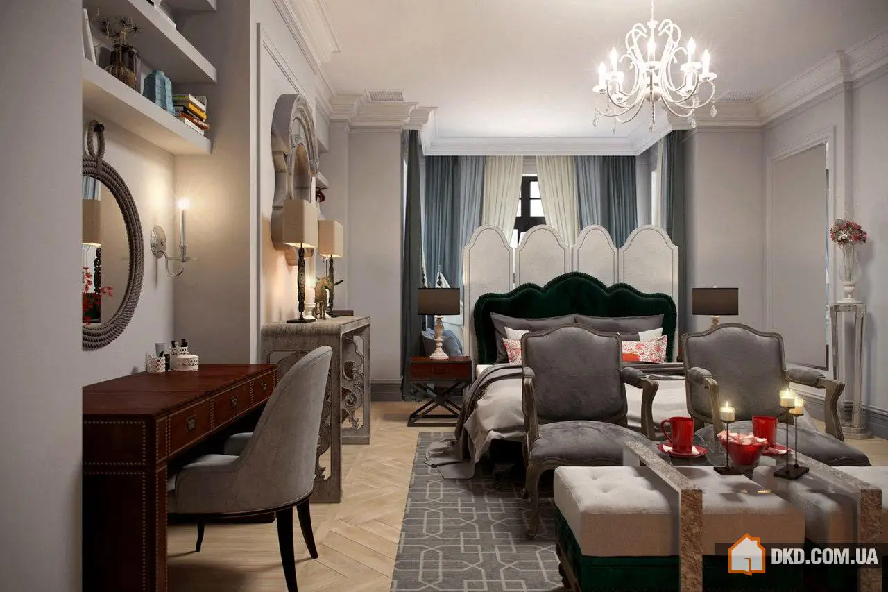 Проект спальни від студії дизайну інтер'єру Олени Клямуріс - Gallery image 1