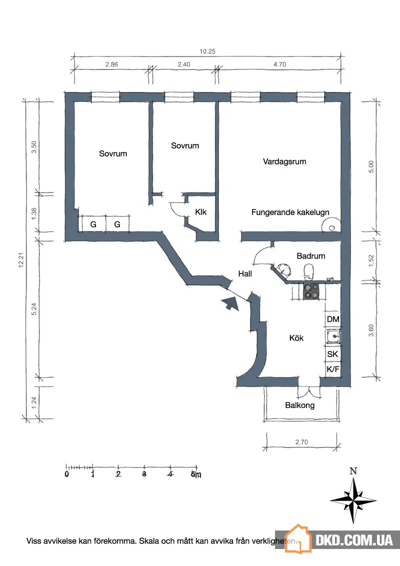 Приємний спокій інтер'єру квартири в Гетеборзі (70 кв. м) - Gallery image 26