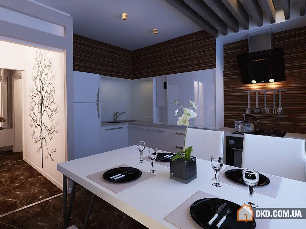 Перепланування однокімнатної квартири для родини з трьох осіб - Gallery image 0