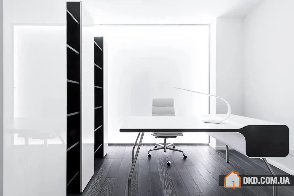 Майбутнє Аксіома-квартира в чорному та білому від Geometrix Design ᴷᴬ - Gallery image 6