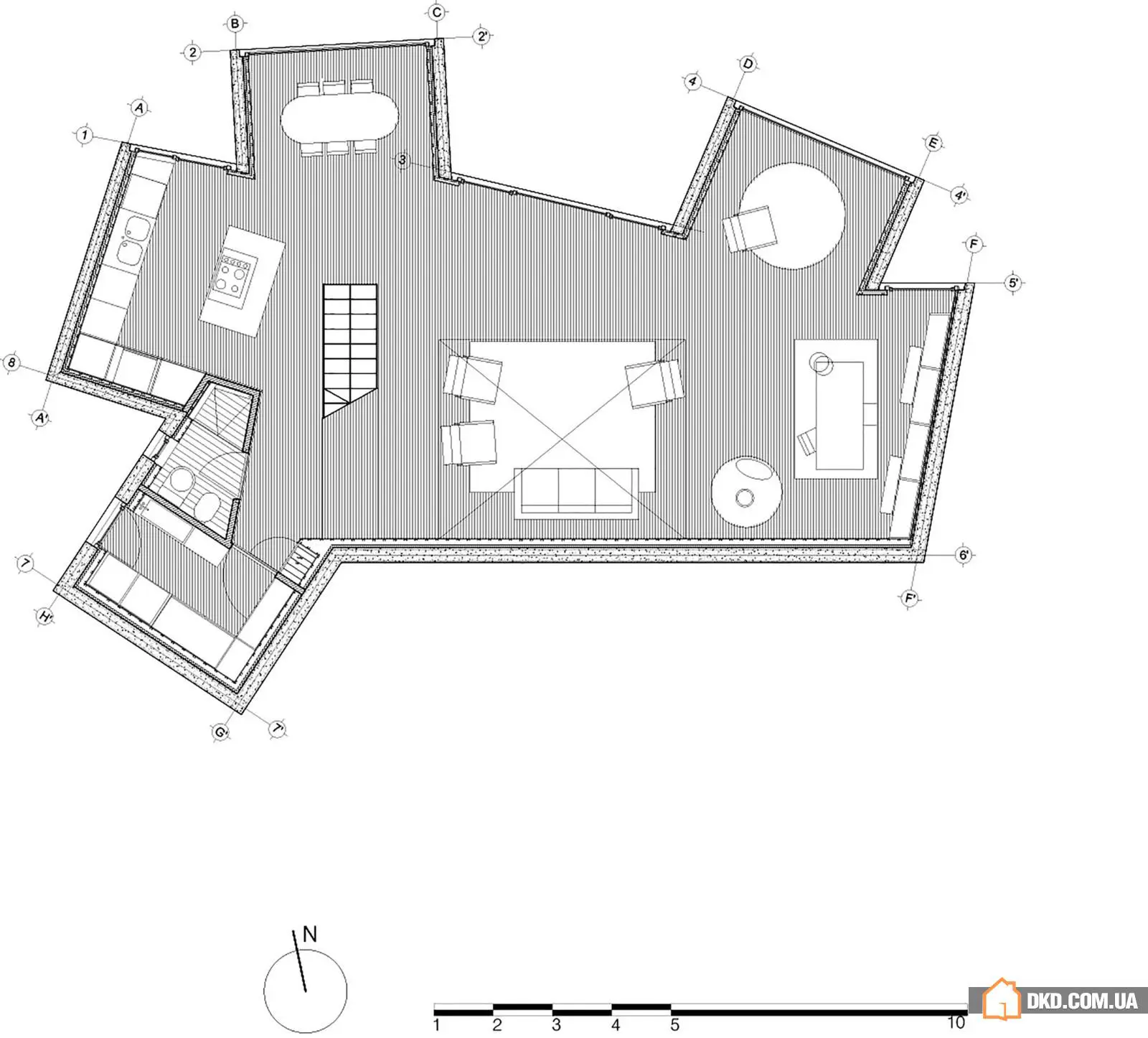 Елегантна геометрія будинку з видом на Середземне море - Gallery image 18