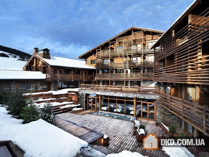 Стильный горнолыжный отель Le M De Megeve