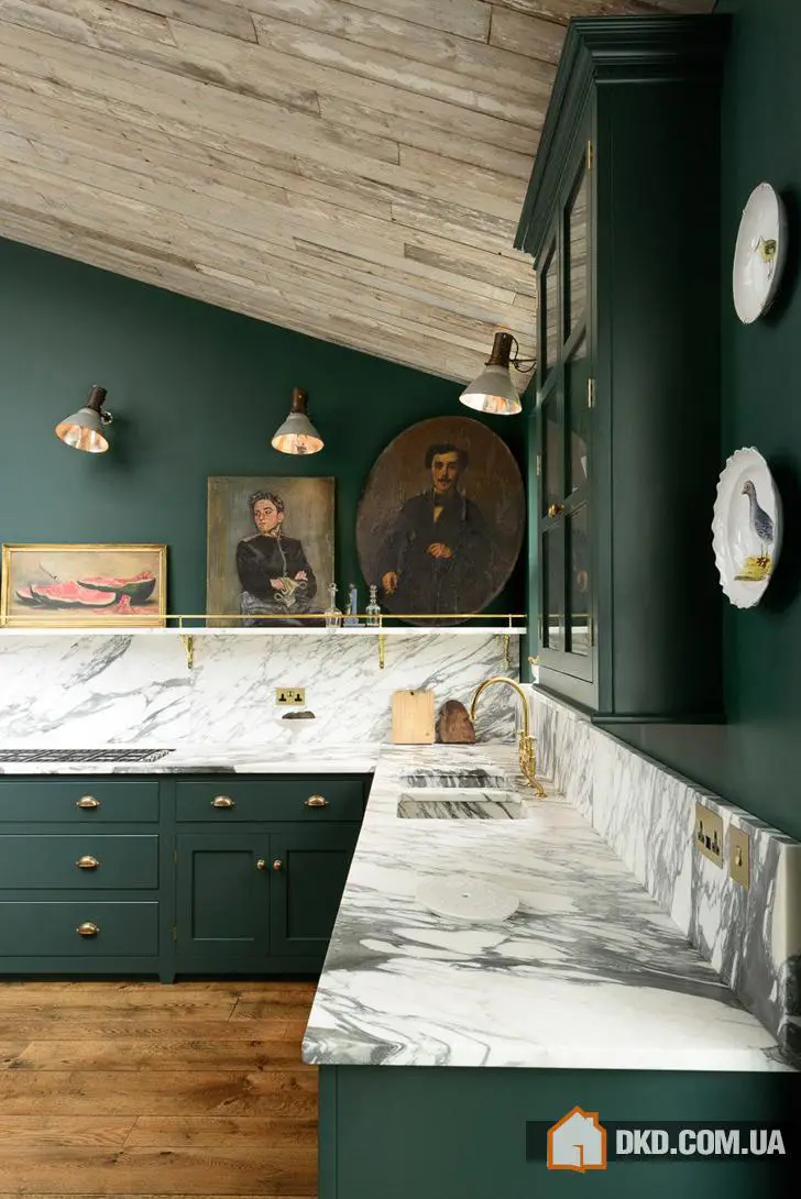 Традиційна кухня з характером у зеленому кольорі - Gallery image 4