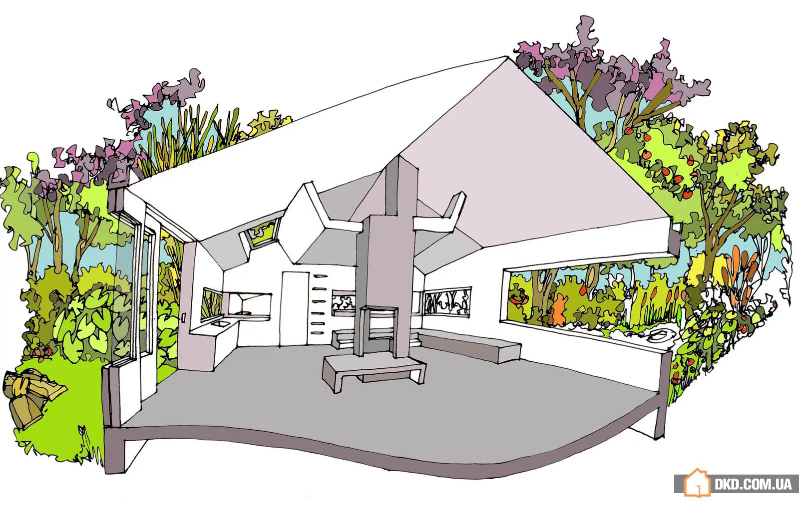 Bâtiment dissimulé au cœur du parc aux Pays-Bas - Gallery image 10