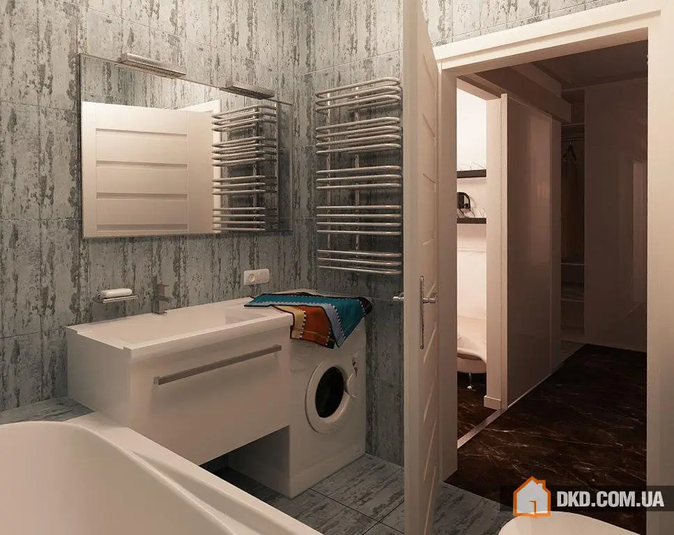 Перепланування однокімнатної квартири для родини з трьох осіб - Gallery image 5