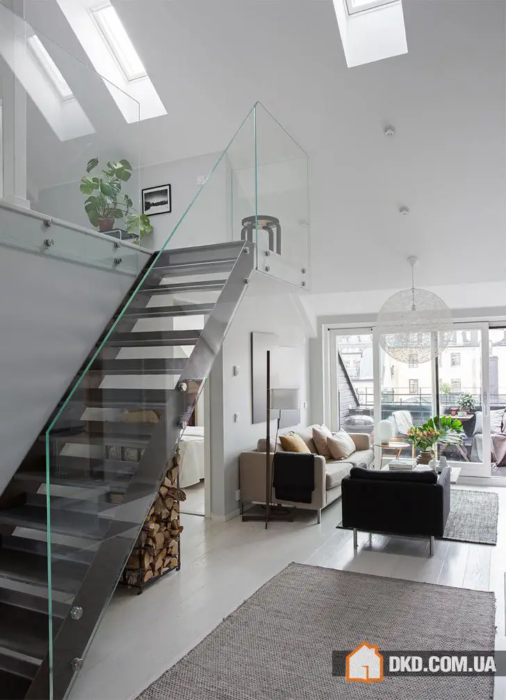 Сучасна квартира під дахом у Стокгольмі (68 кв. м) - Gallery image 1