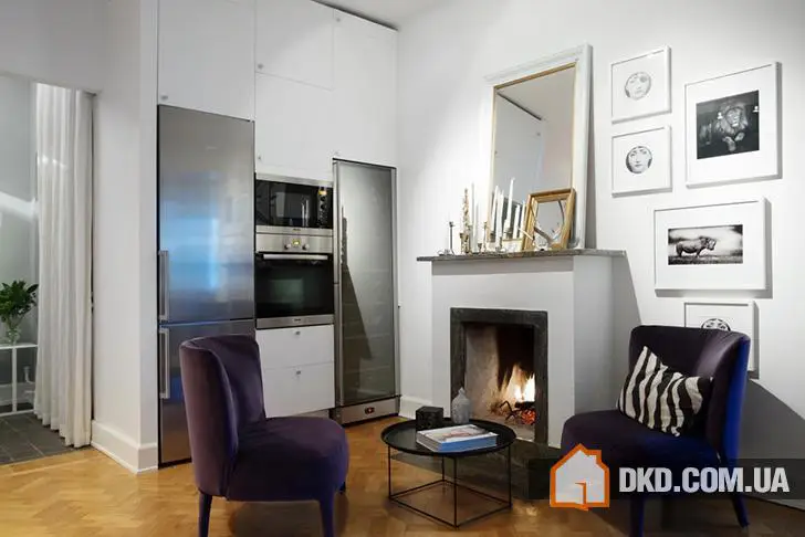 Цікавий чорно-білий інтер’єр у Швеції - Gallery image 10