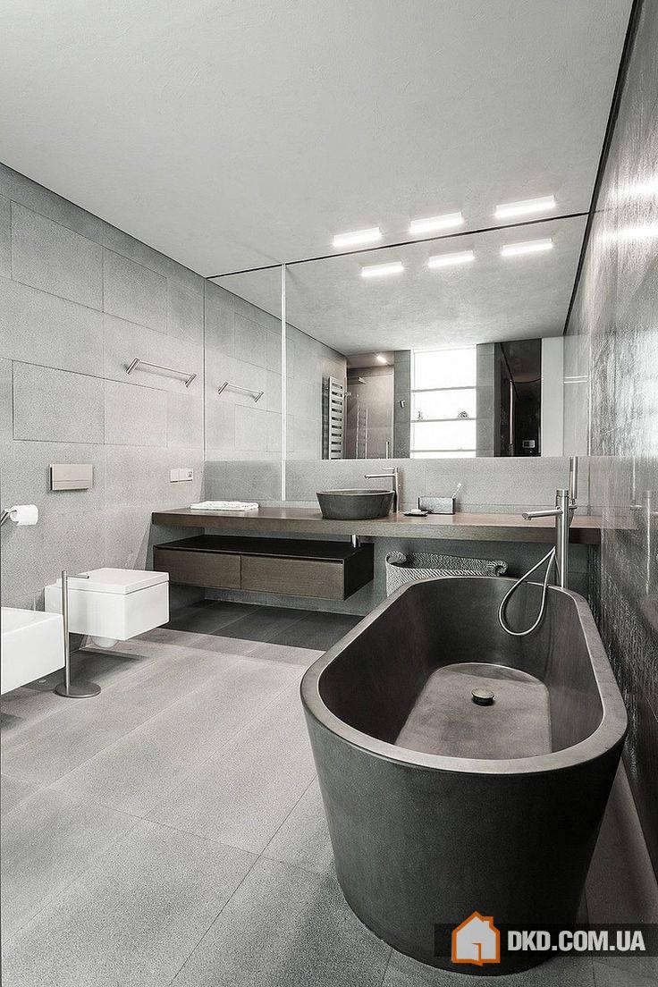 Роскошная простота - минимализм в ванной