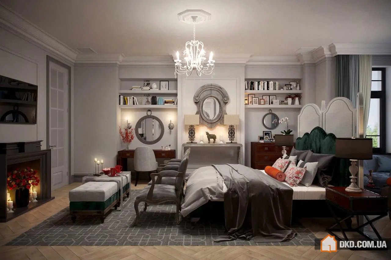 Проект спальни від студії дизайну інтер'єру Олени Клямуріс - Gallery image 0